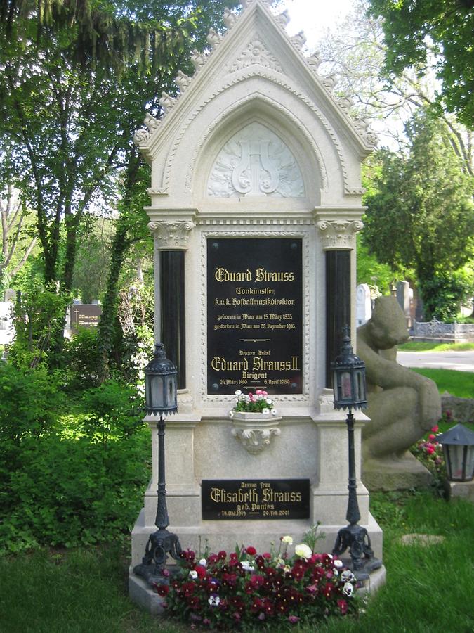 Grab von Eduard Strauss, Komponist 1835-1916