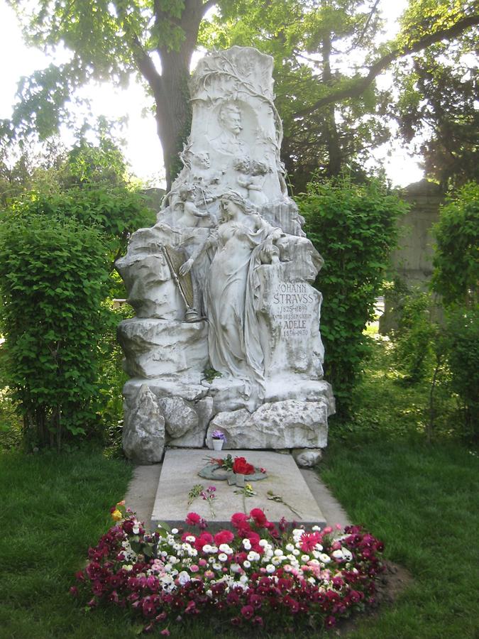 Grab von Johann Strauss Sohn, Komponist 1825-1899