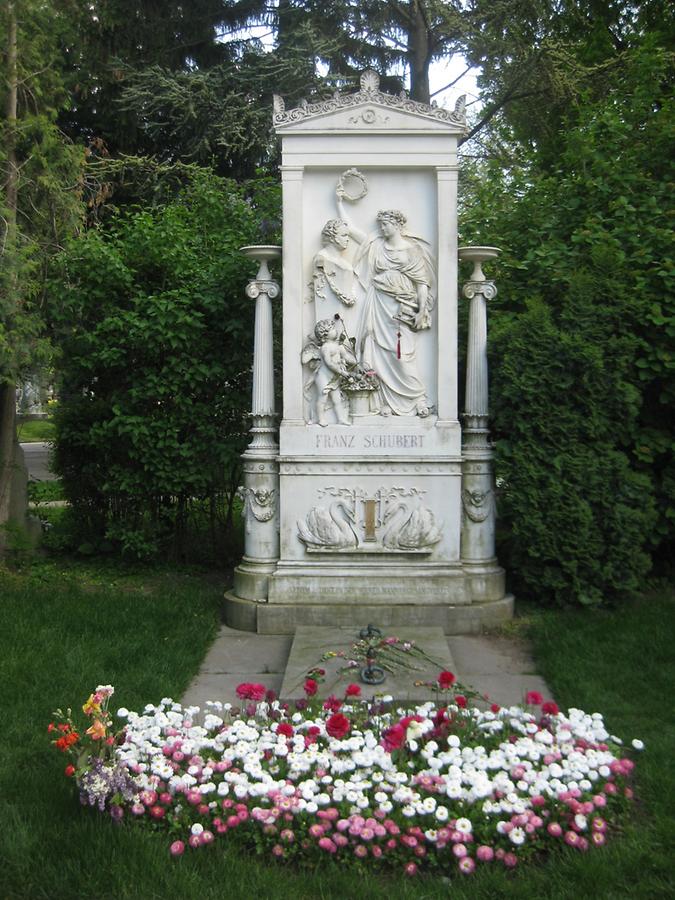 Grab von Franz Schubert, Komponist 1797-1828