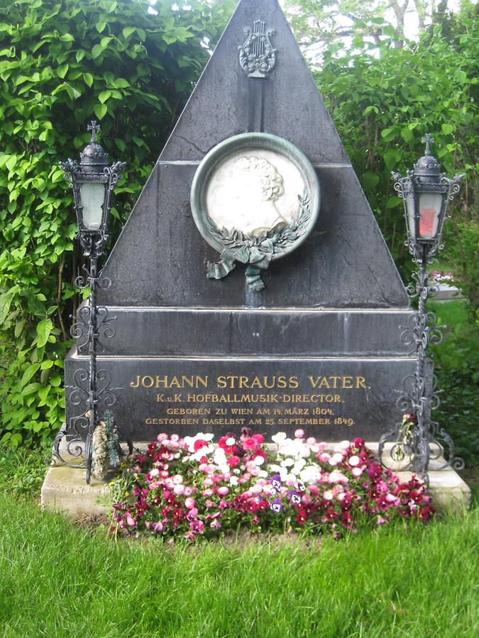 Grab von Johann Strauss Vater, Komponist 1804-1849