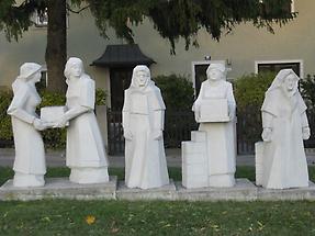 Skulpturengruppe 'Die Ziegelschupferinnen' 1985