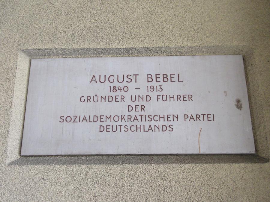 August Bebel Gedenktafel