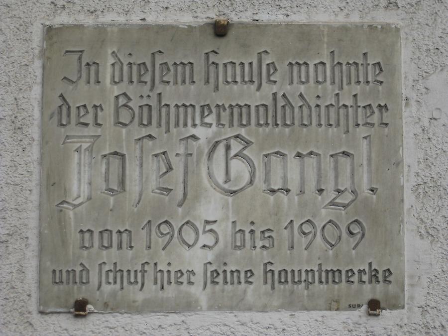 Josef Gangl Gedenktafel