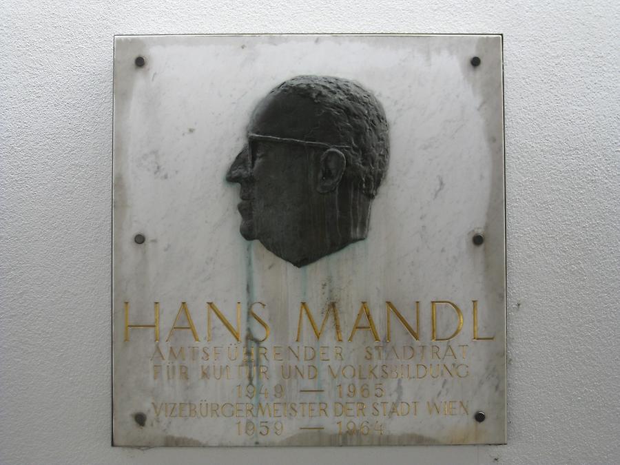 Hans Mandl Gedenktafel