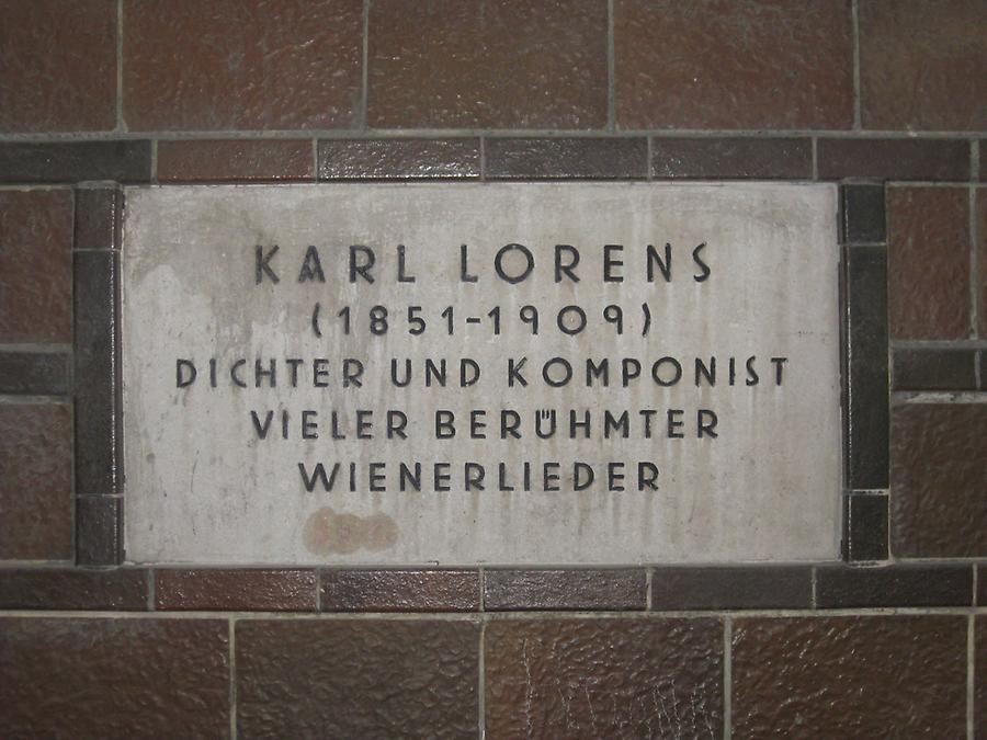 Karl Lorens Gedenktafel