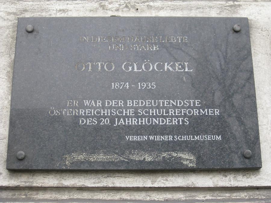 Otto Glöckel Gedenktafel