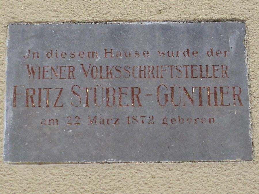 Fritz Stüber-Günther Gedenktafel