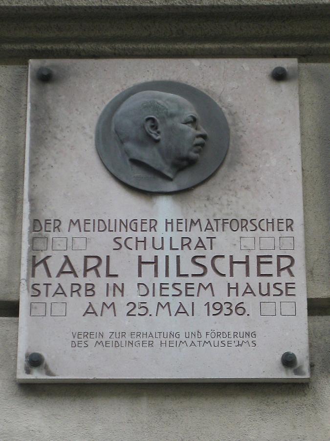 Karl Hilscher Gedenktafel