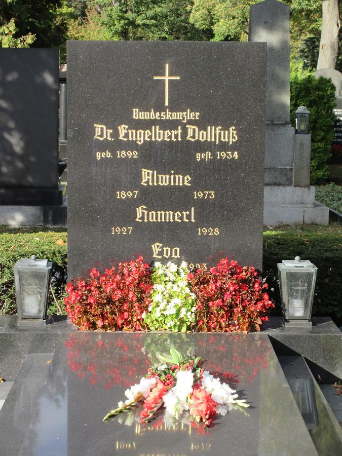 Grab von Engelbert Dollfuß, Bundeskanzler 1892 -1934 Grab von Engelbert Dollfuß, Bundeskanzler 1892 -1934