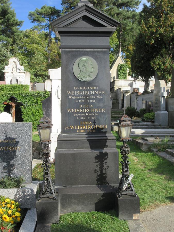 Grab von Richard Weiskirchner, Wiener Bürgermeister