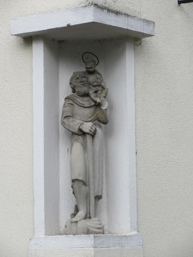 Statue 'Hl. Christophorus' in Nische