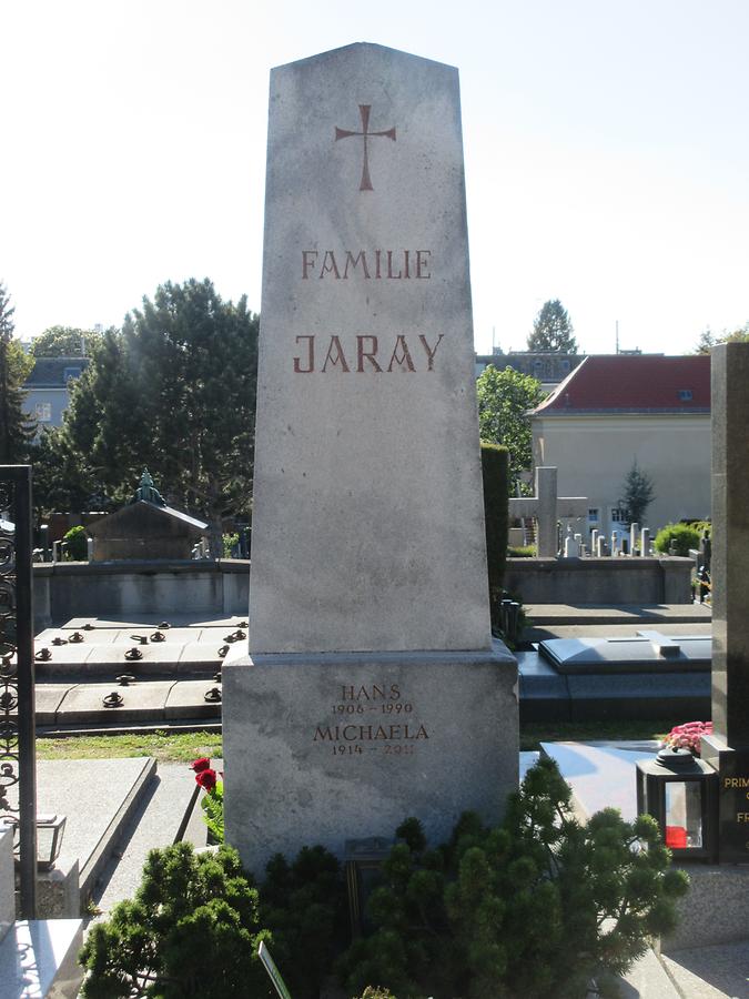 Grab von Hans Jaray, Schauspieler 1906-1990