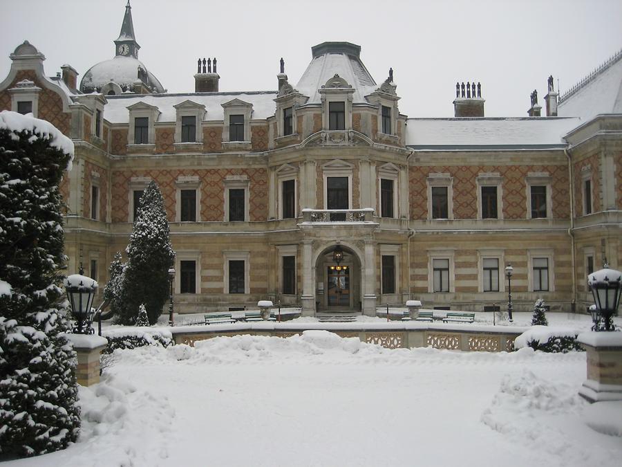 Hermesvilla im Schnee