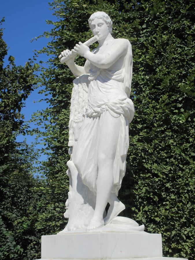 'Merkur' Statue von I. Platzer
