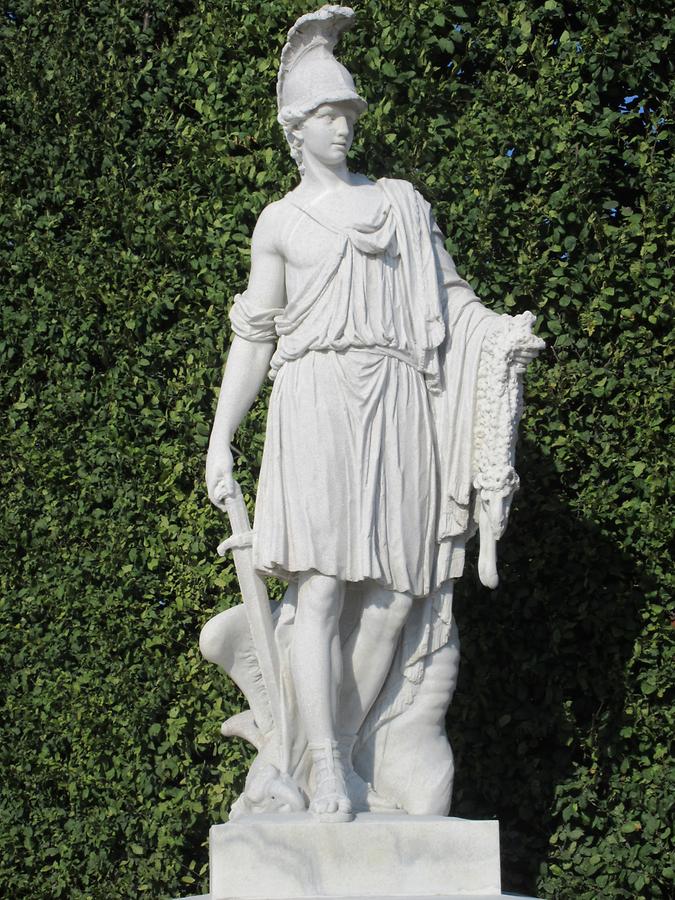 'Jason mit dem Goldenen Vlies' Statue von W. Beyer