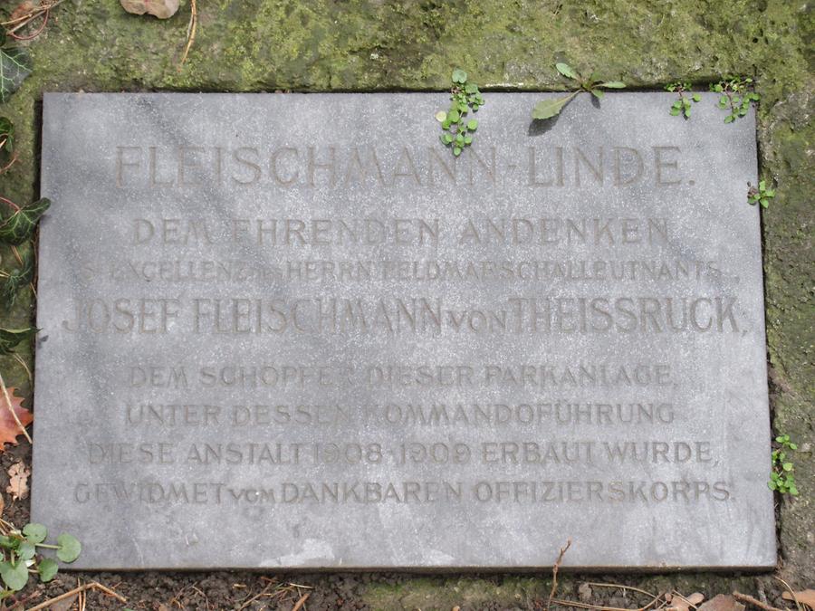 Josef Fleischmann von Theissbruck Gedenktafel