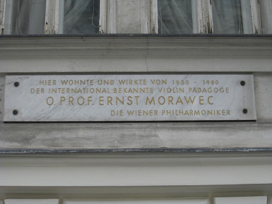 Ernst Morawec Gedenktafel