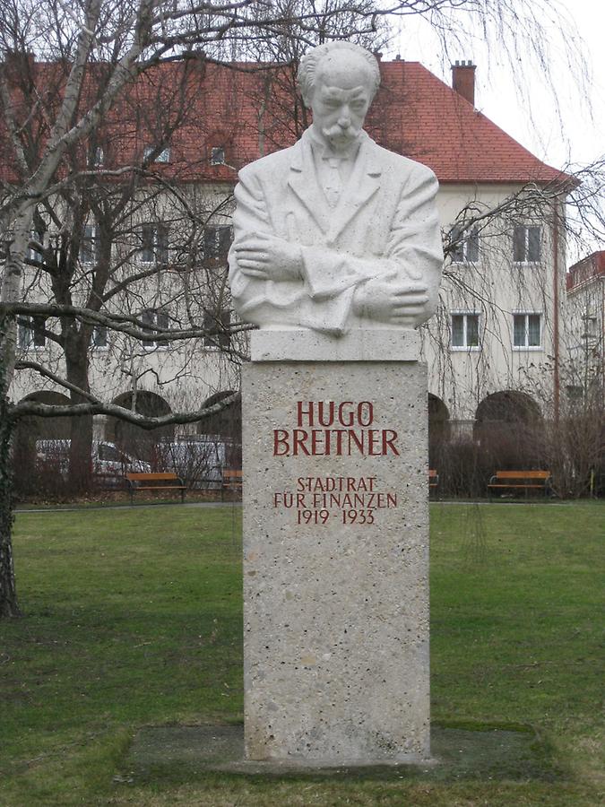 Hugo Breitner Denkmal von Siegfried Charoux