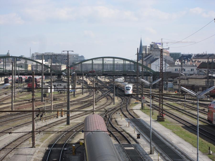 Blick vom Rustensteg nach Westen