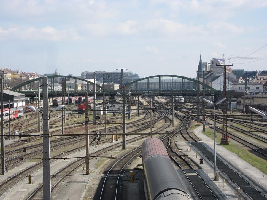 Blick vom Rustensteg nach Osten