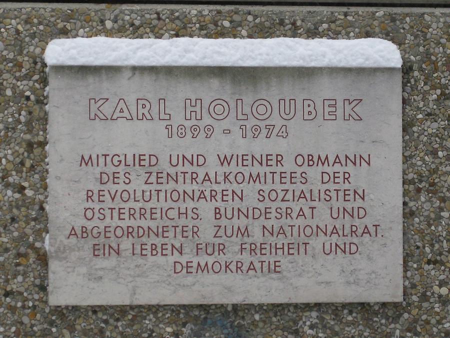 Karl Holoubek Gedenktafel