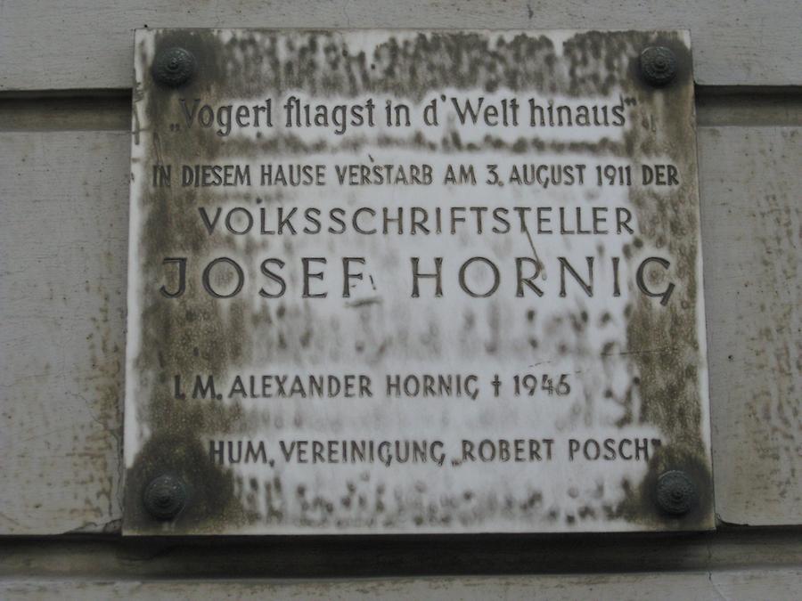 Josef Hornig Gedenktafel