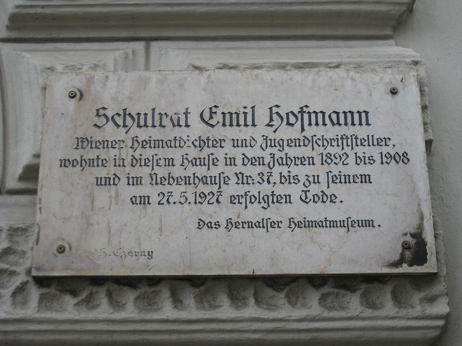 Emil Hofmann Gedenktafel