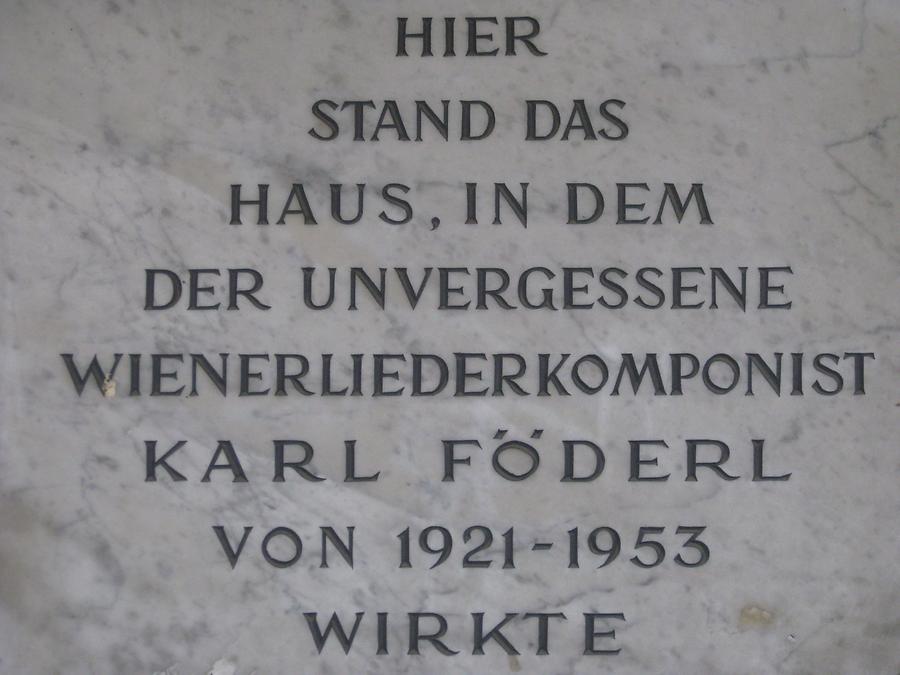 Karl Föderl Gedenktafel