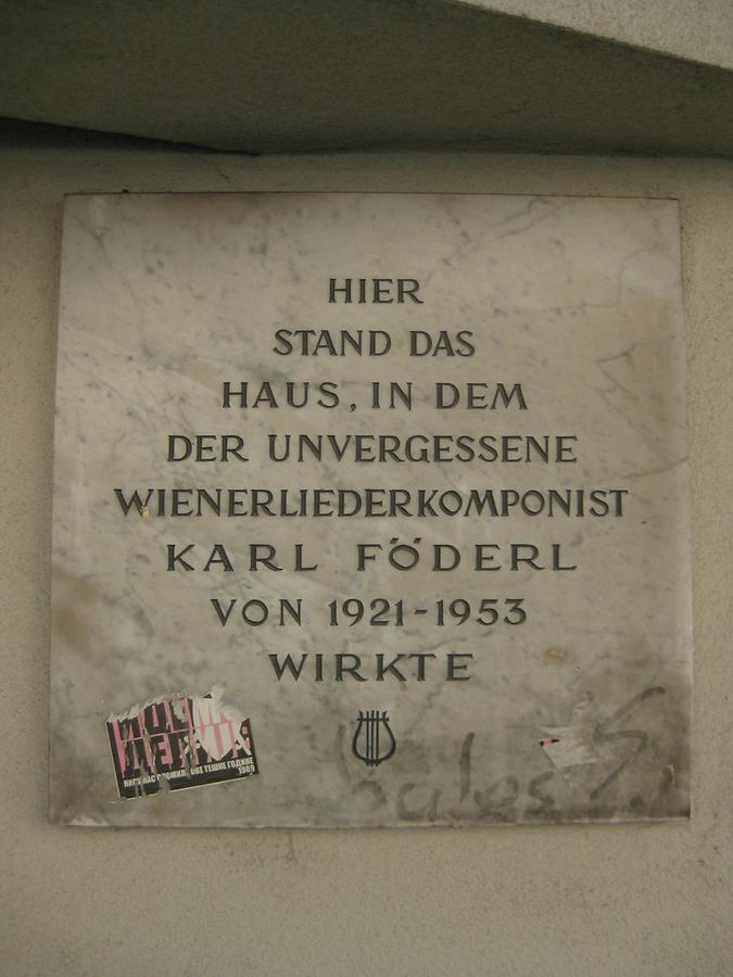 Karl Föderl Gedenktafel