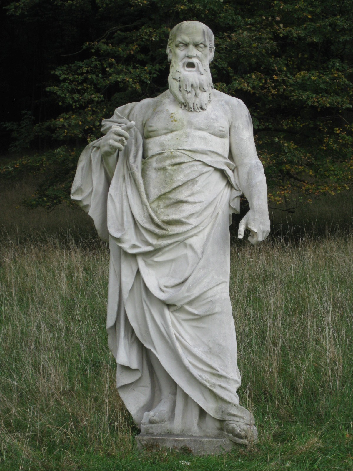 Plastik 'Alter Sänger' von Friedrich Steger 1874 | 18. Bezirk | Bilder