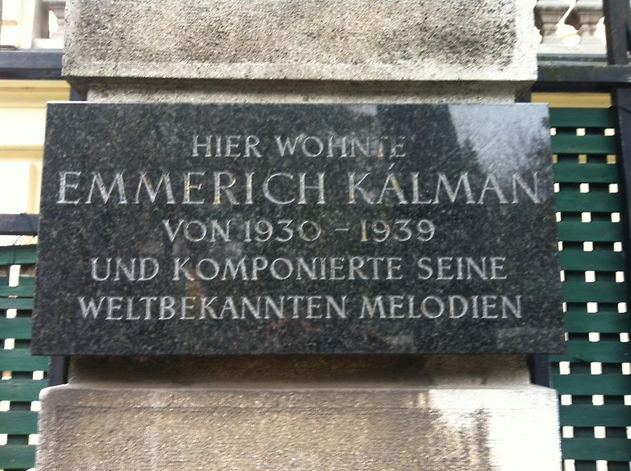 Emmerich Kalman Gedenktafel