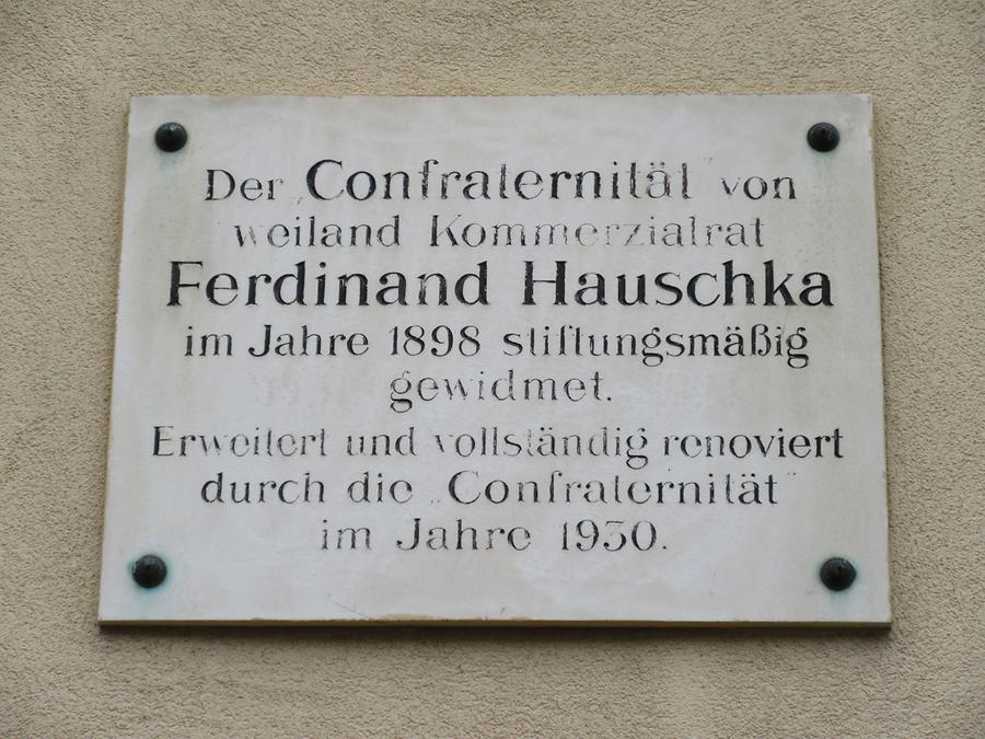 Ferdinand Hauschka Gedenktafel