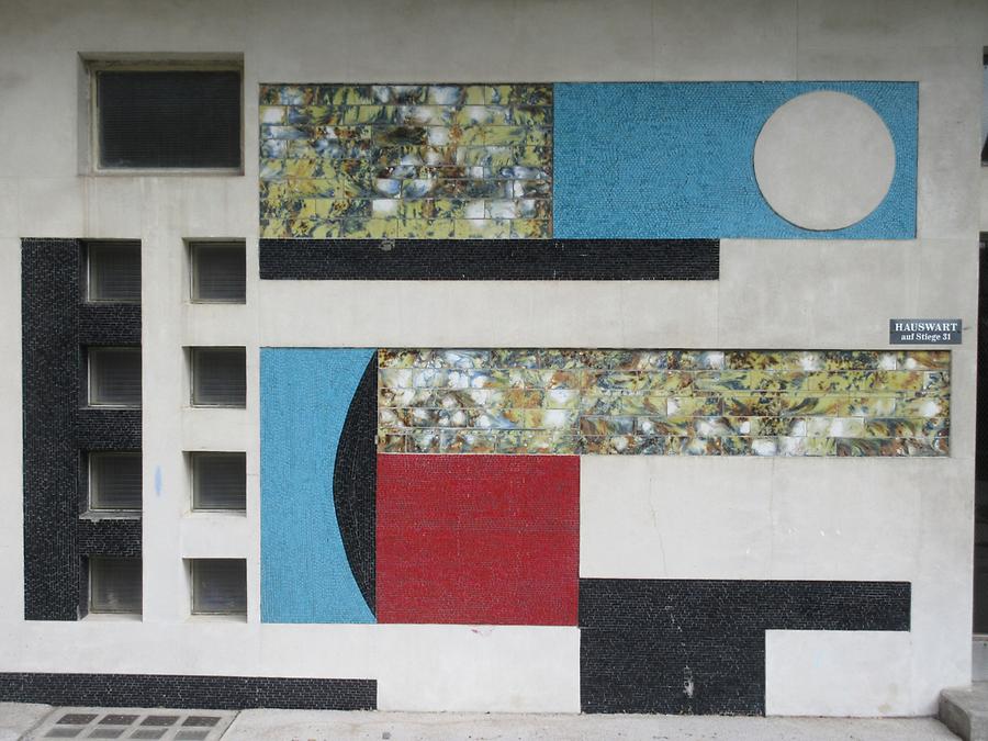 Mosaik von Hermine Aichenegg 1959 Mosaik von Hermine Aichenegg 1959