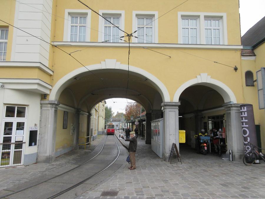 Endstation der Straßenbahnlinie 38