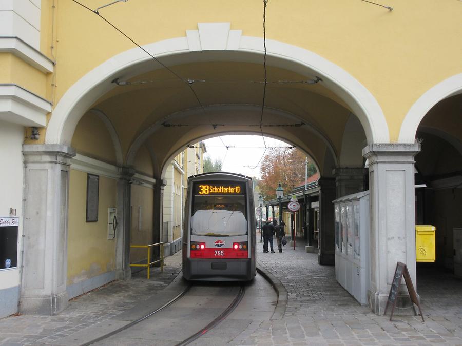 Endstation der Straßenbahnlinie 38