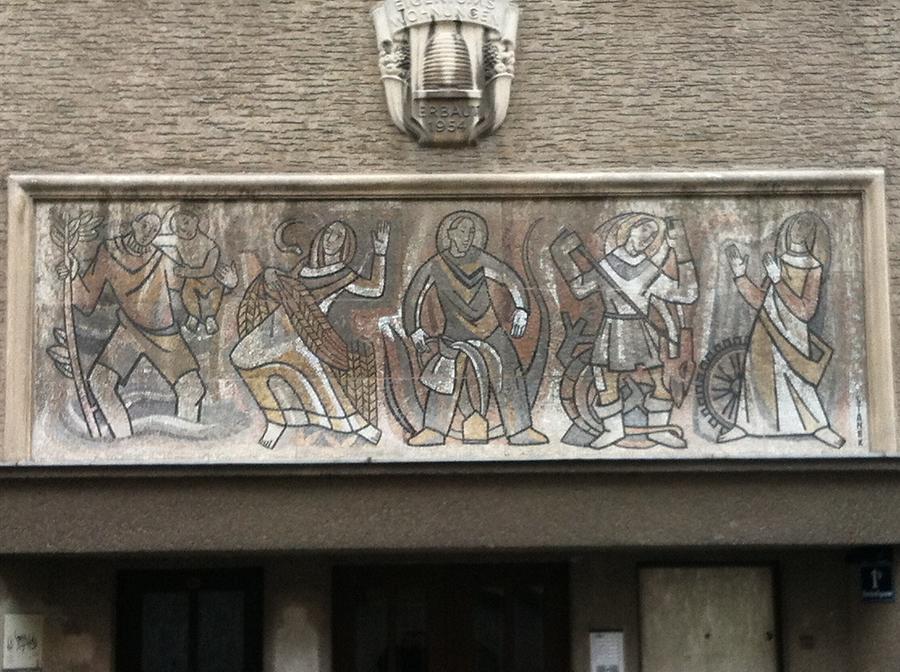 Mosaik-Supraporte von Mutz Stanek