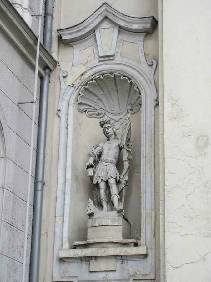 Johannes Nepomuk-Kapelle -Hl. Florian-Statue