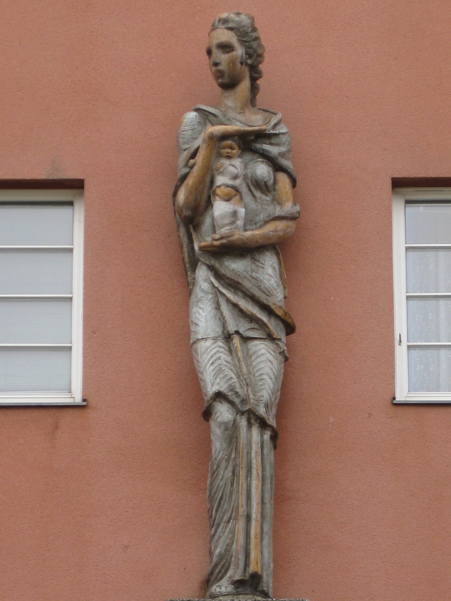 Keramikfigur von Josef Franz Riedl 1930 19. Bezirk