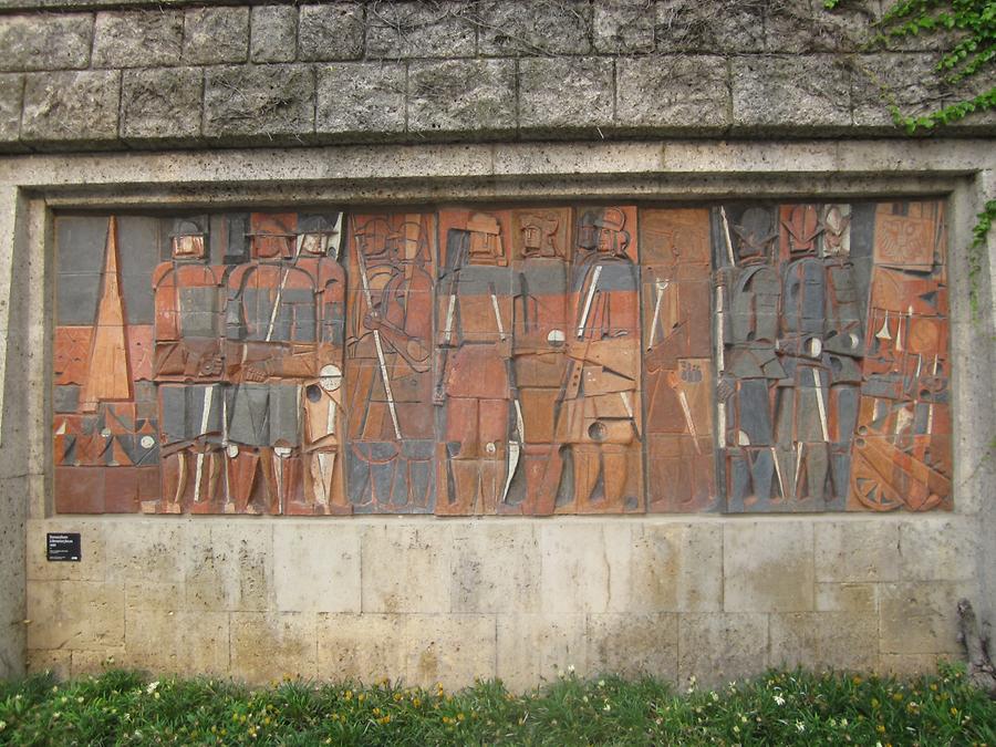 Relief 'Entsatzheer 1683' von Heinz Leinfellner 1960