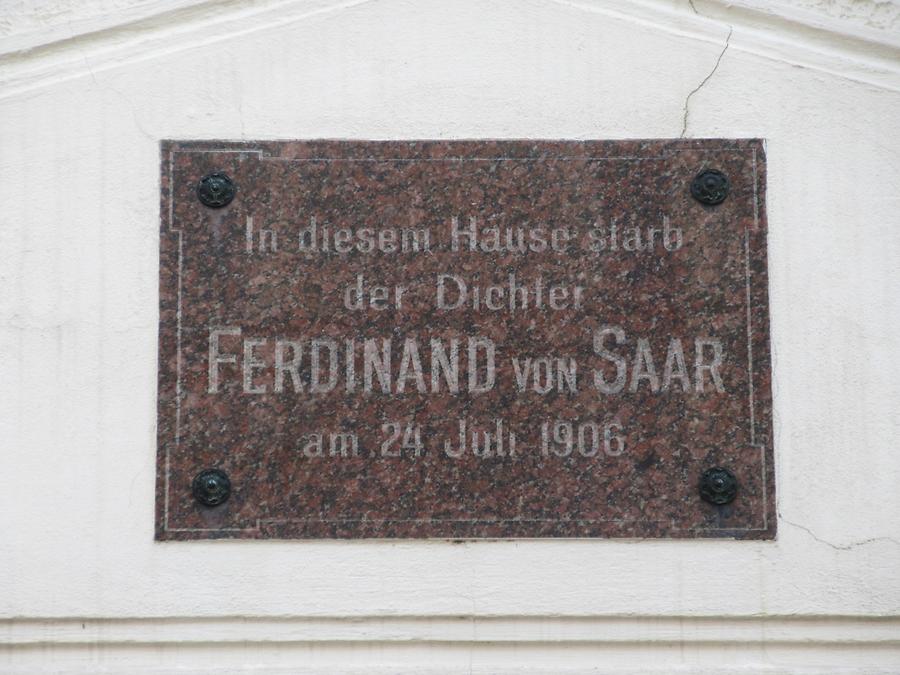 Ferdinand von Saar Gedenktafel