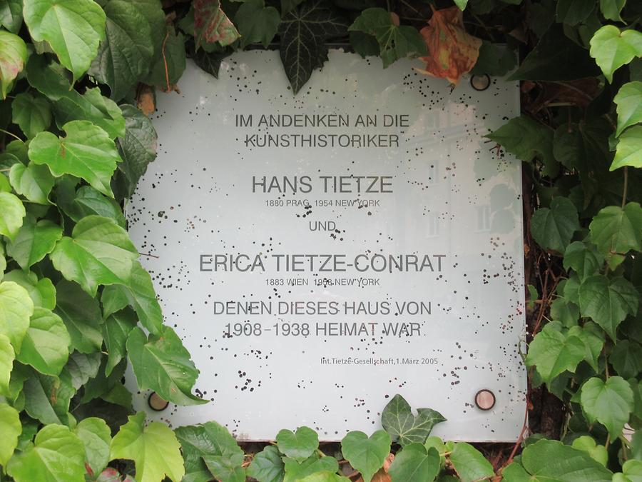 Hans Tietze- und Erika Tietze-Conrat Gedenktafel