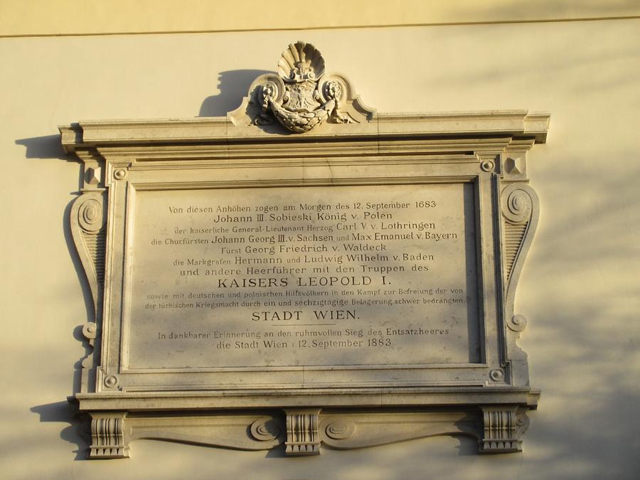 Gedenktafel 'Kaiser Leopold I. und das Entsatzheer'