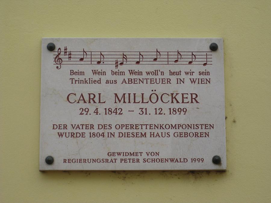 Carl Millöcker Gedenktafel