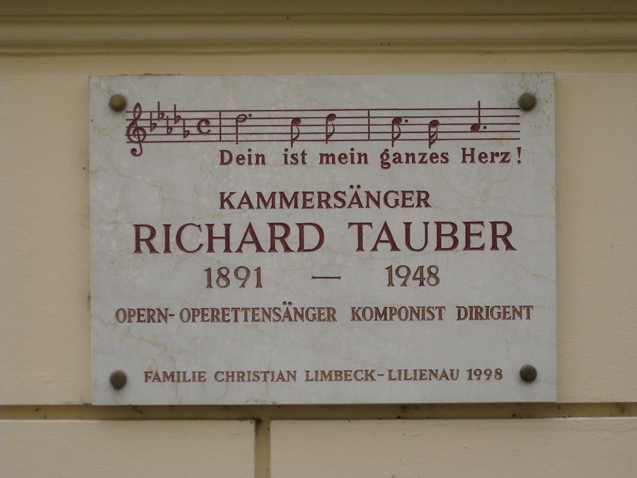 Richard Tauber Gedenktafel