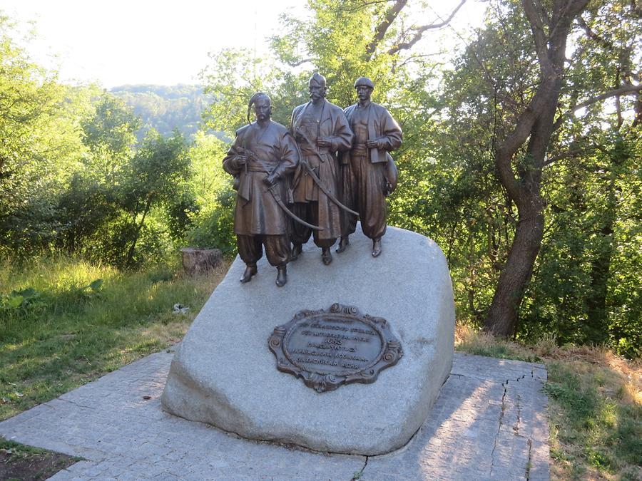 Denkmal gewidmet den ukrainischen Kosaken, den MItbefreiern Wiens 1683