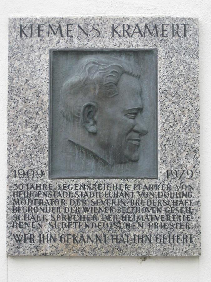 Klemens Kramert Gedenktafel