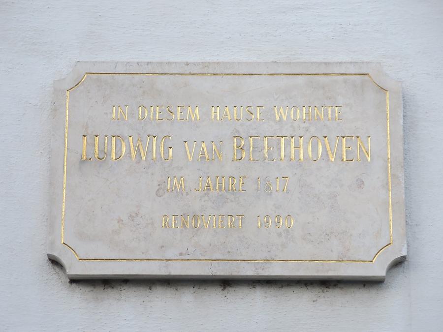 Ludwig van Beethoven Gedenktafel