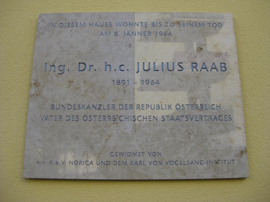 Julius Raab Gedenktafel