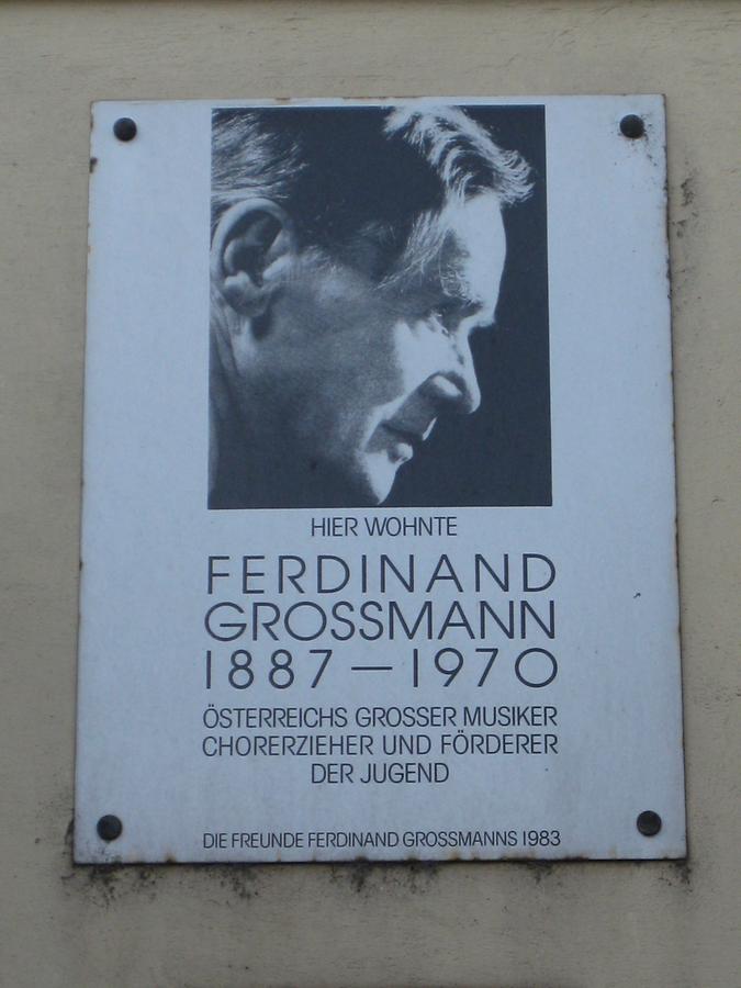 Ferdinand Grossmann Gedenktafel