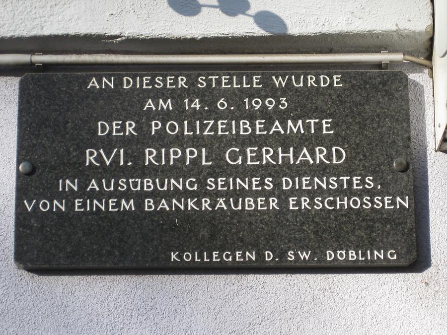 Gerhard Rippl Gedenktafel